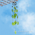 Glass Leaf Wind Chimes for Outdoor Home Decoration